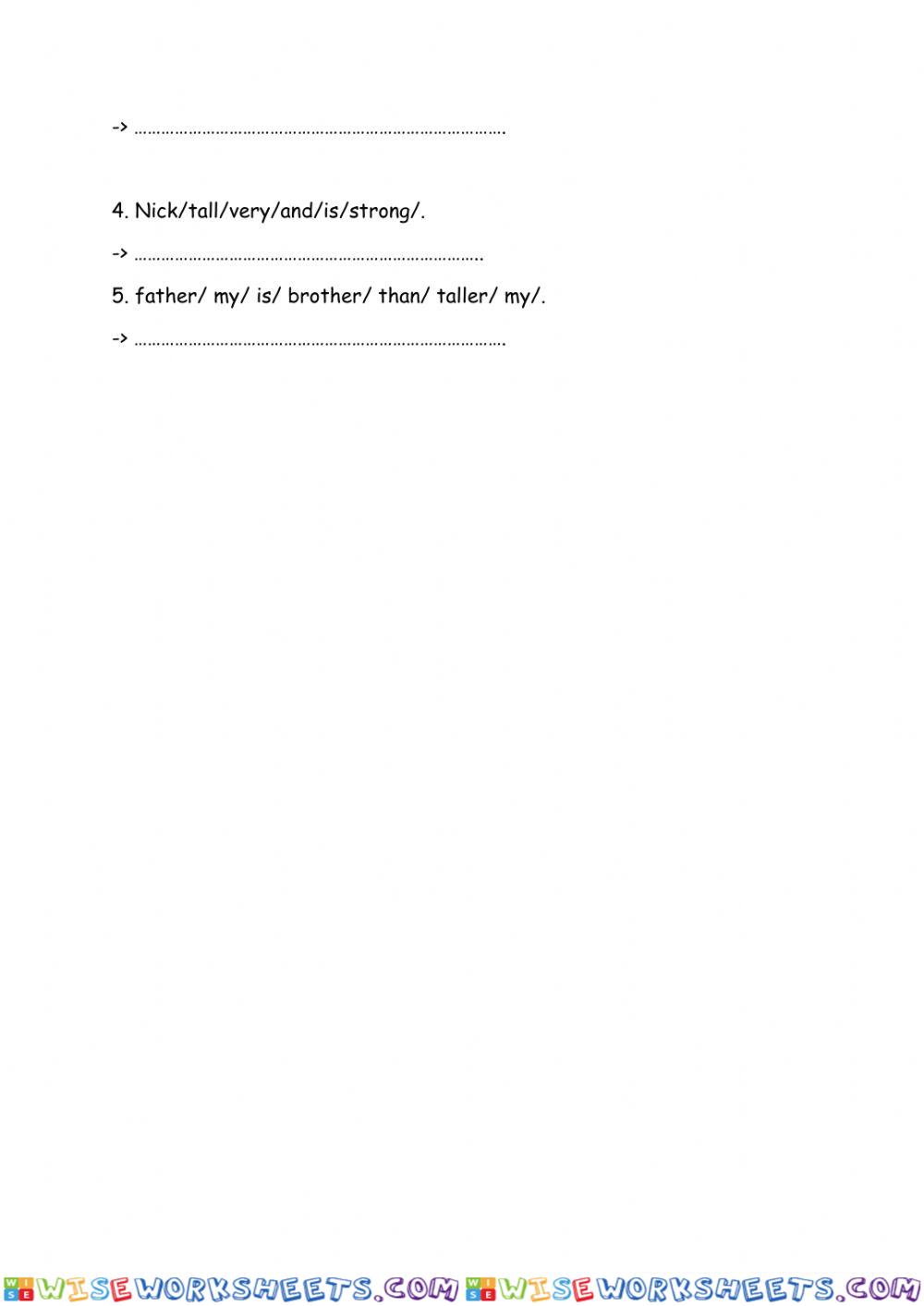 worksheet