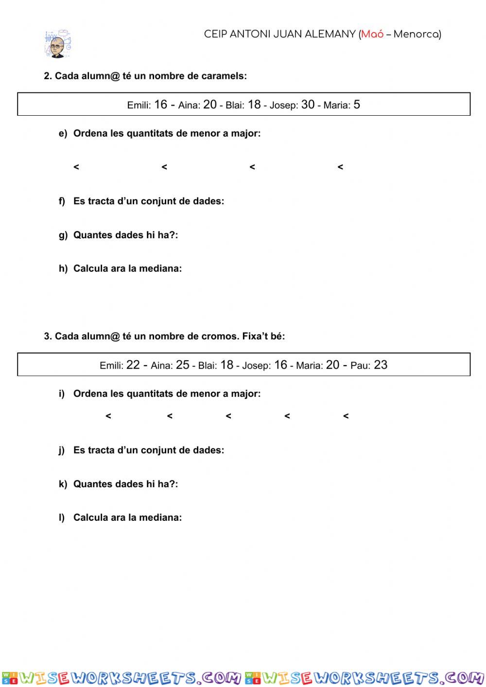 worksheet