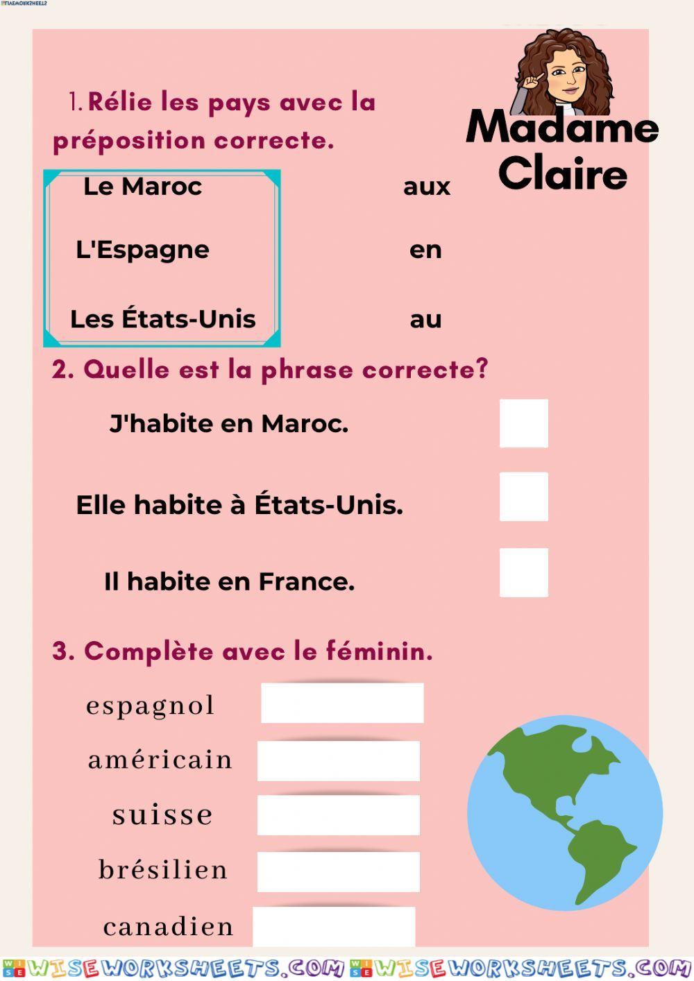 Les pays