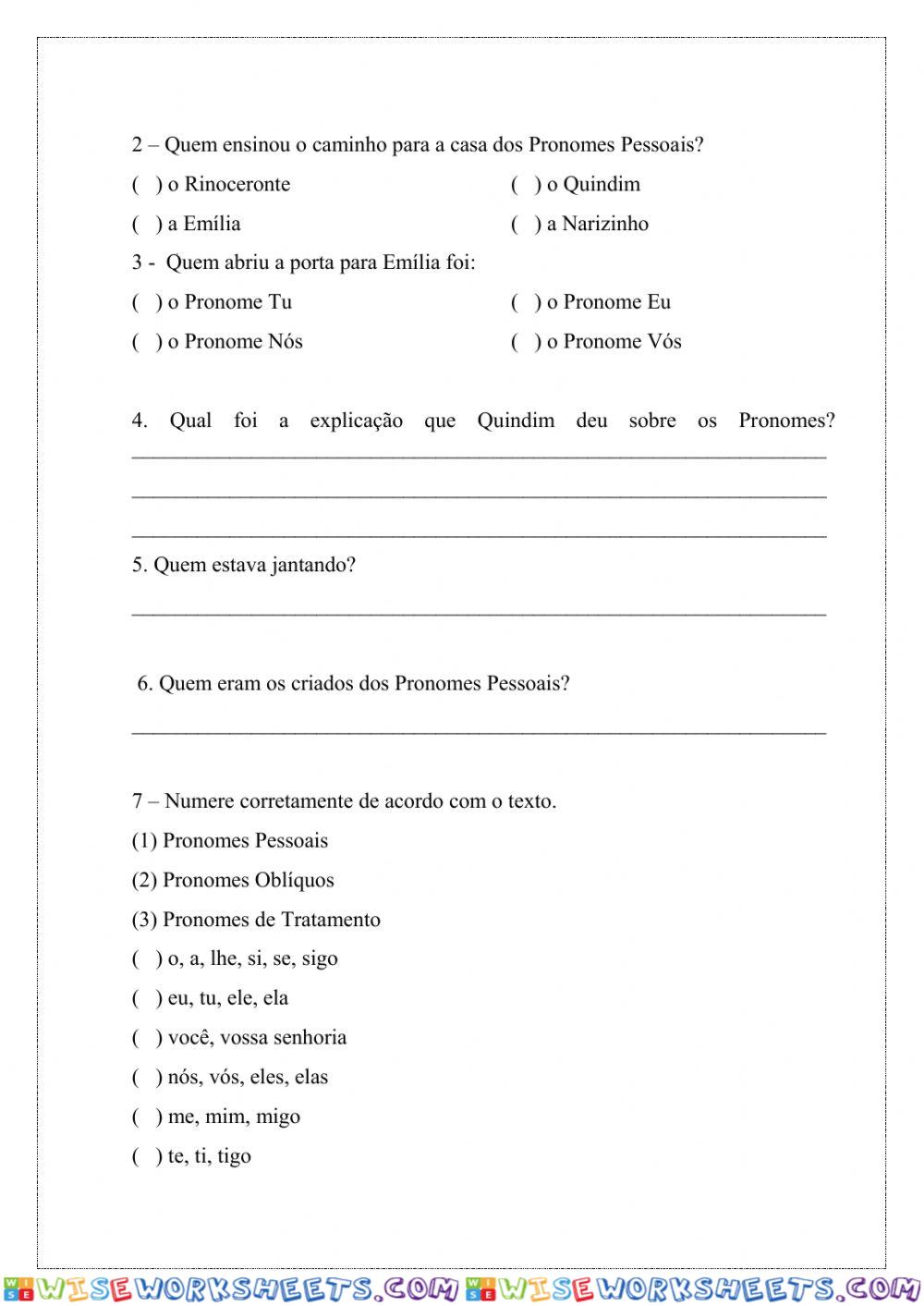 worksheet