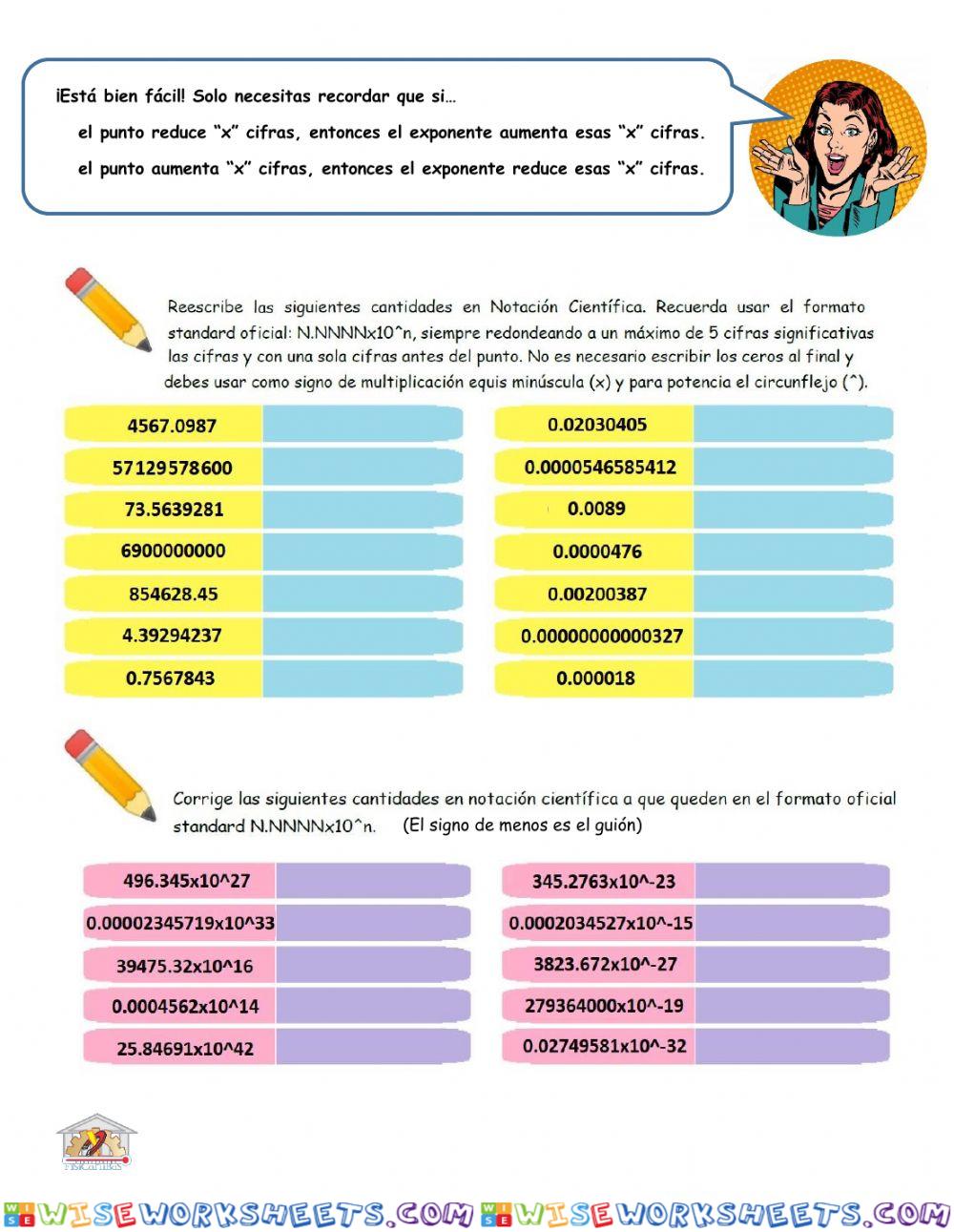 Notación Científica