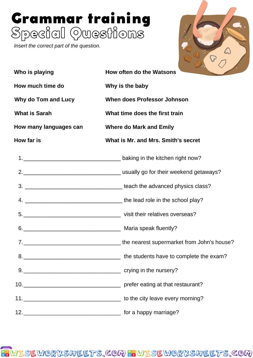 worksheet