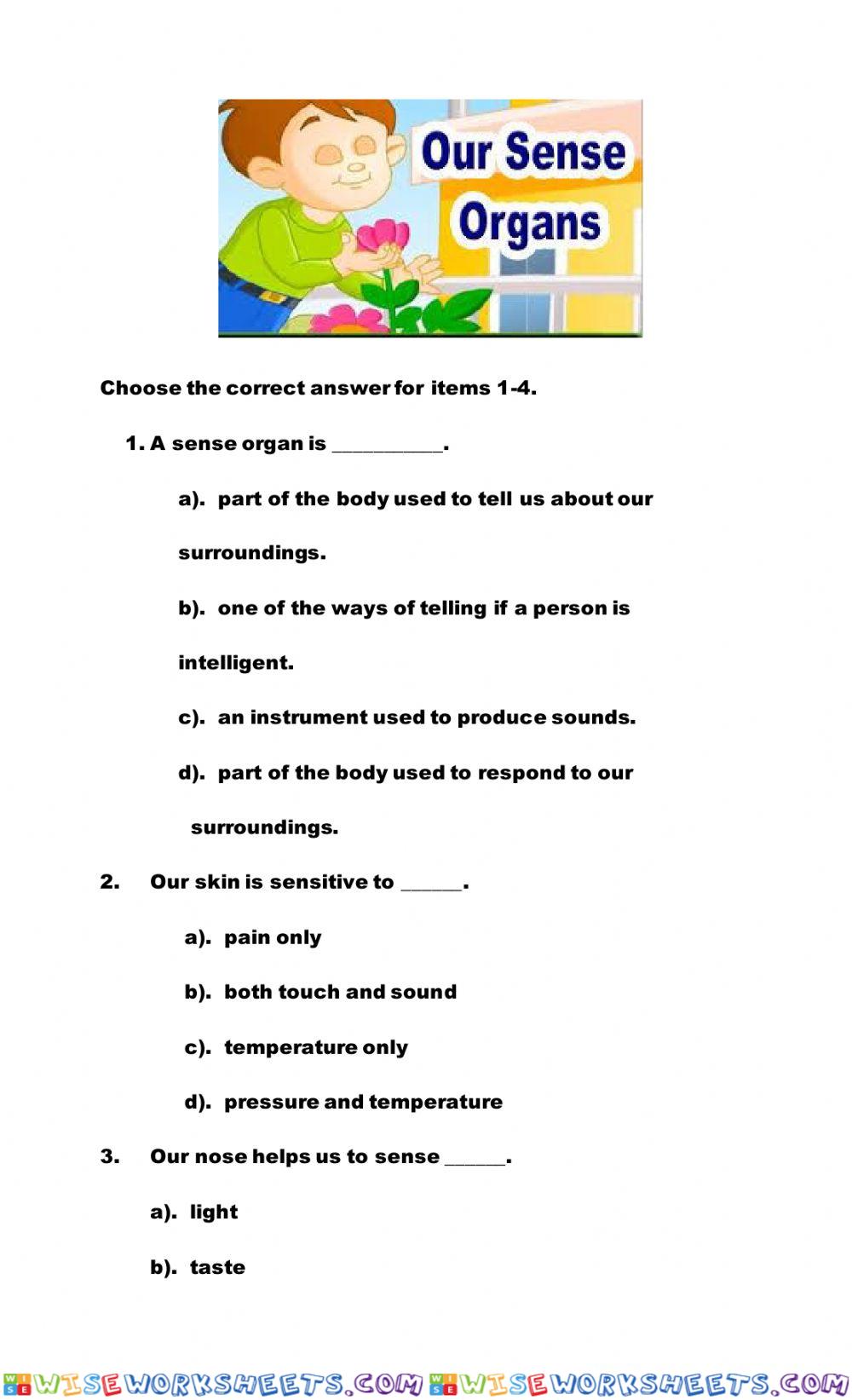 Our Sense Organs