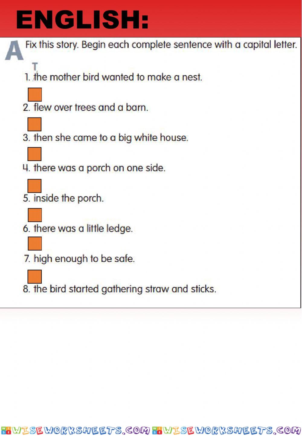 WEEK 33: TUESDAY: Grammar