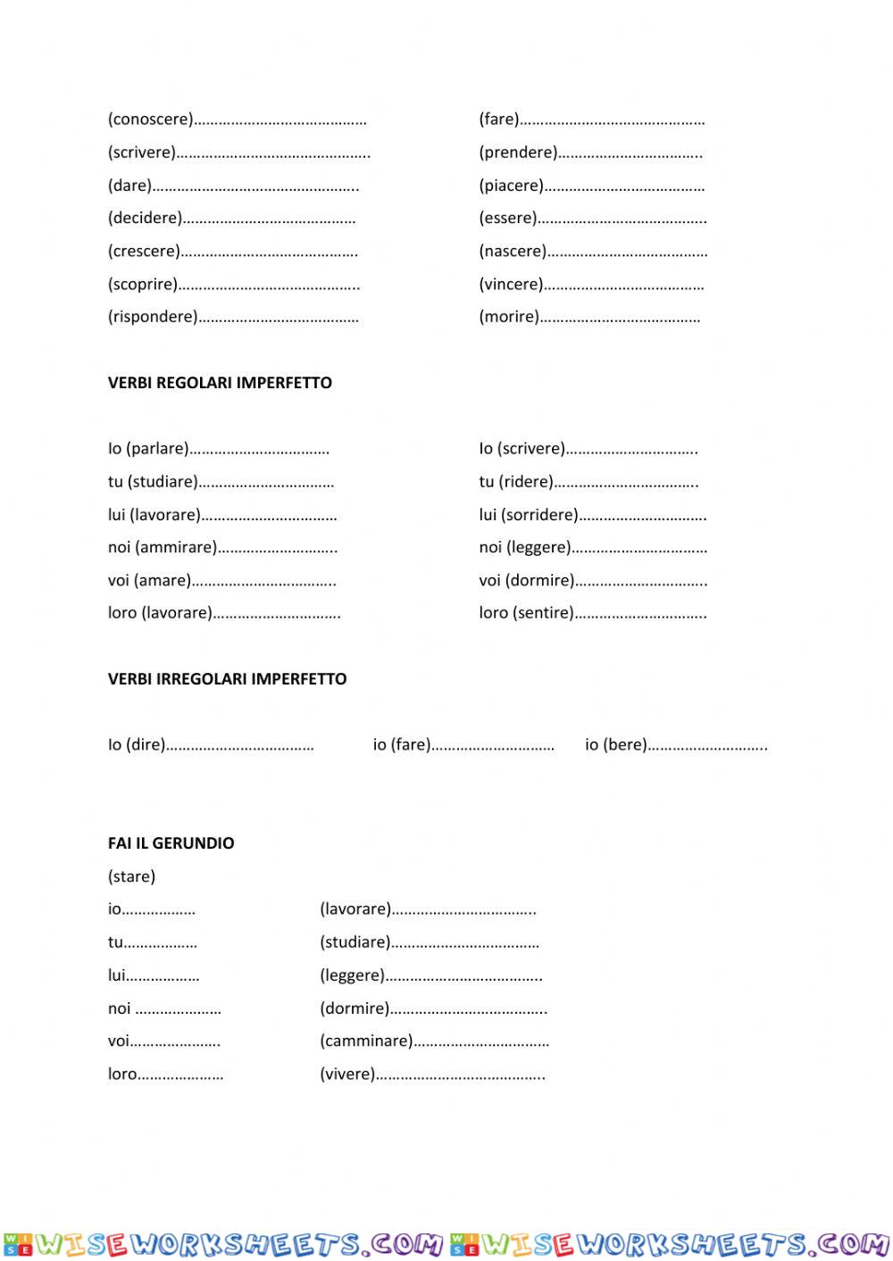 worksheet