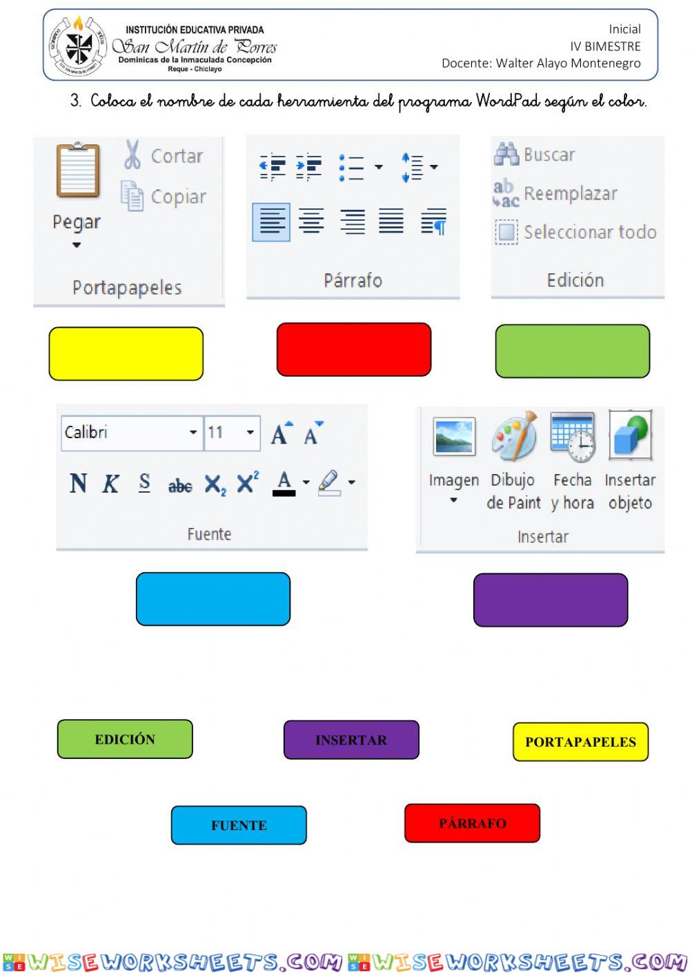 worksheet