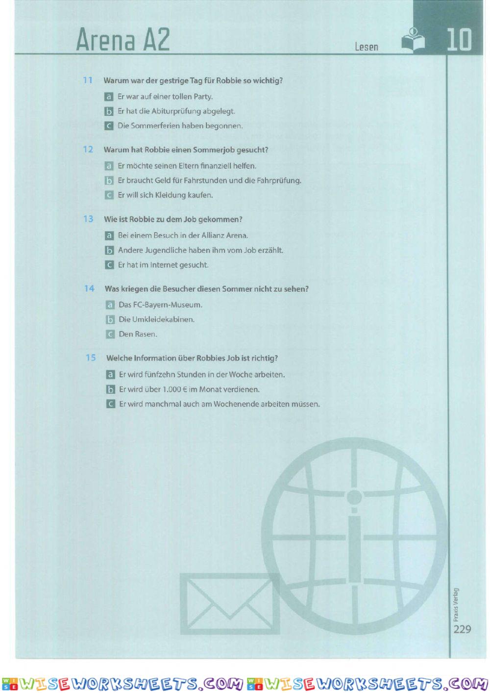 worksheet