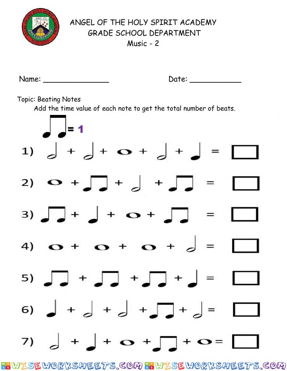 Beating Notes