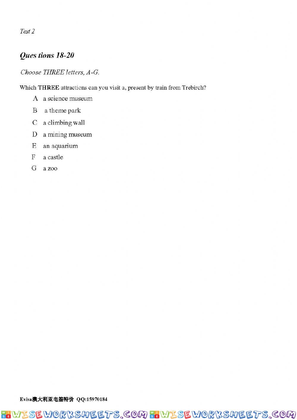 worksheet