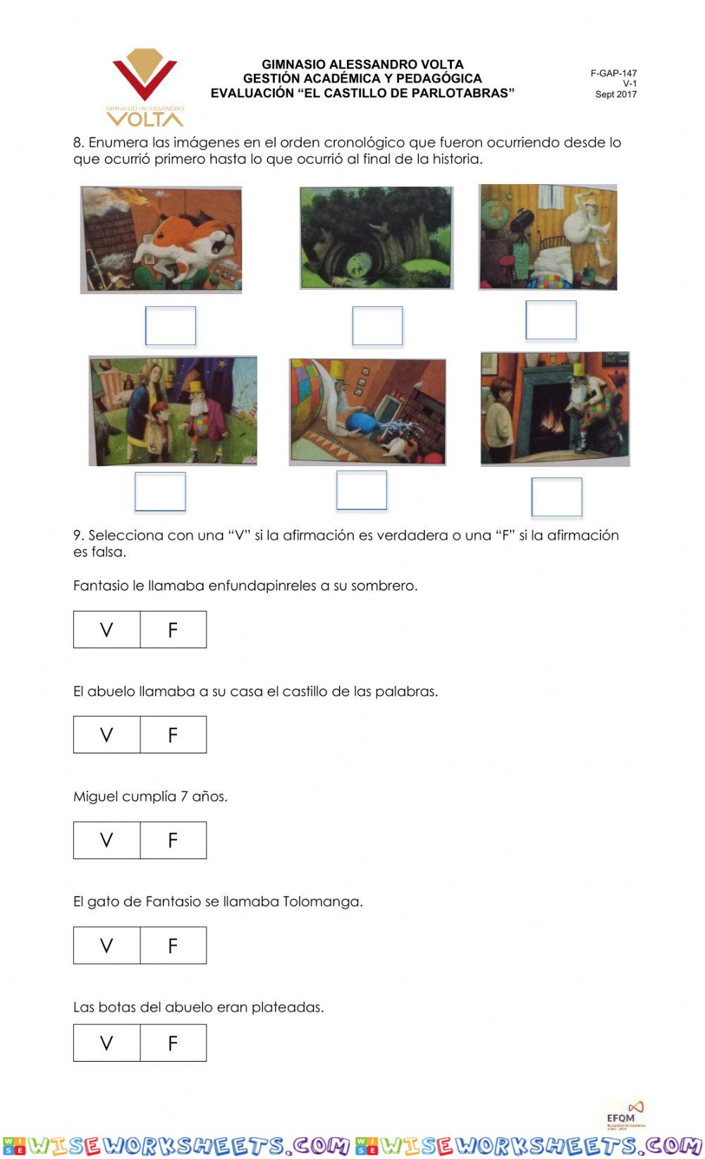 worksheet
