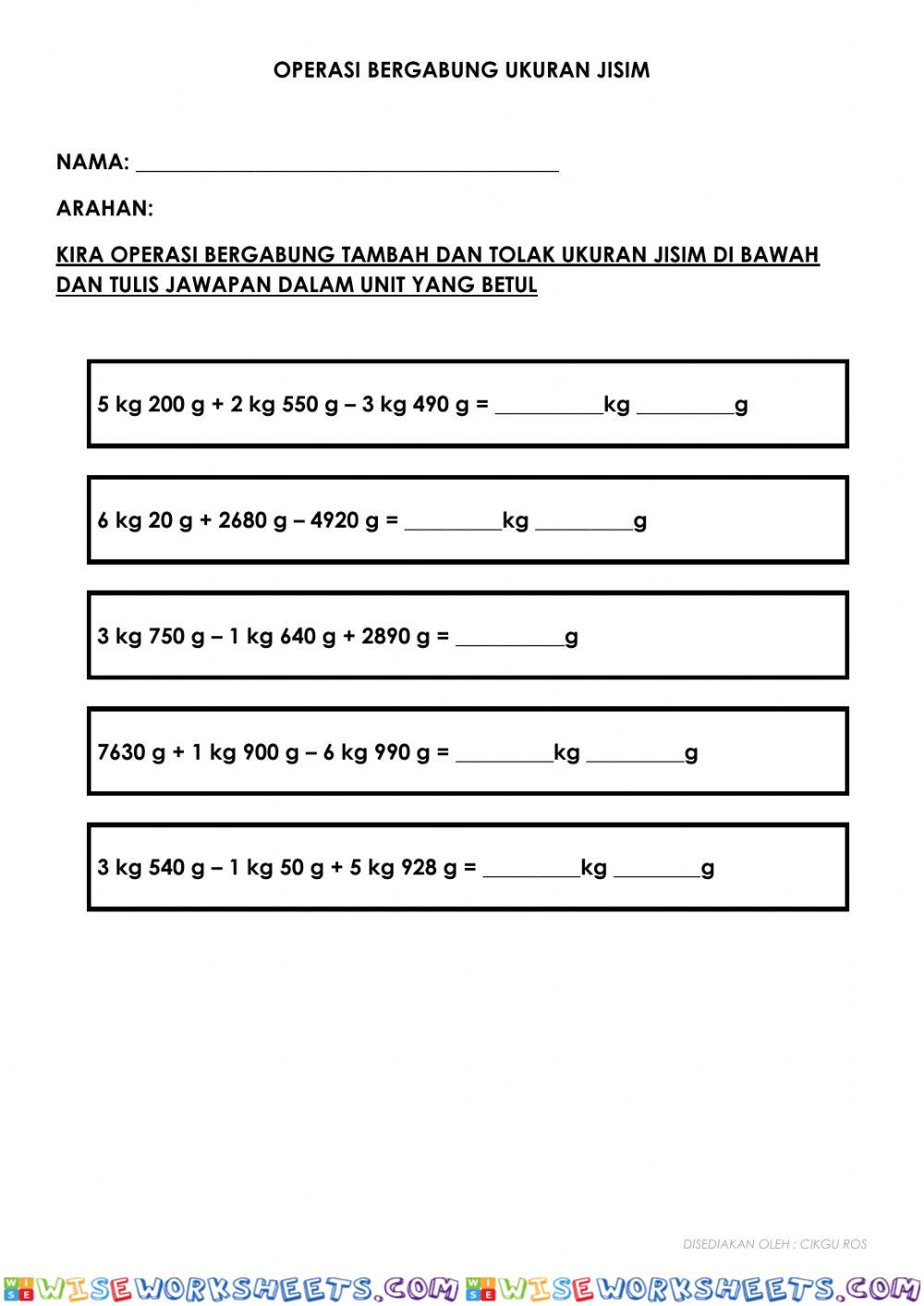Operasi bergabung jisim