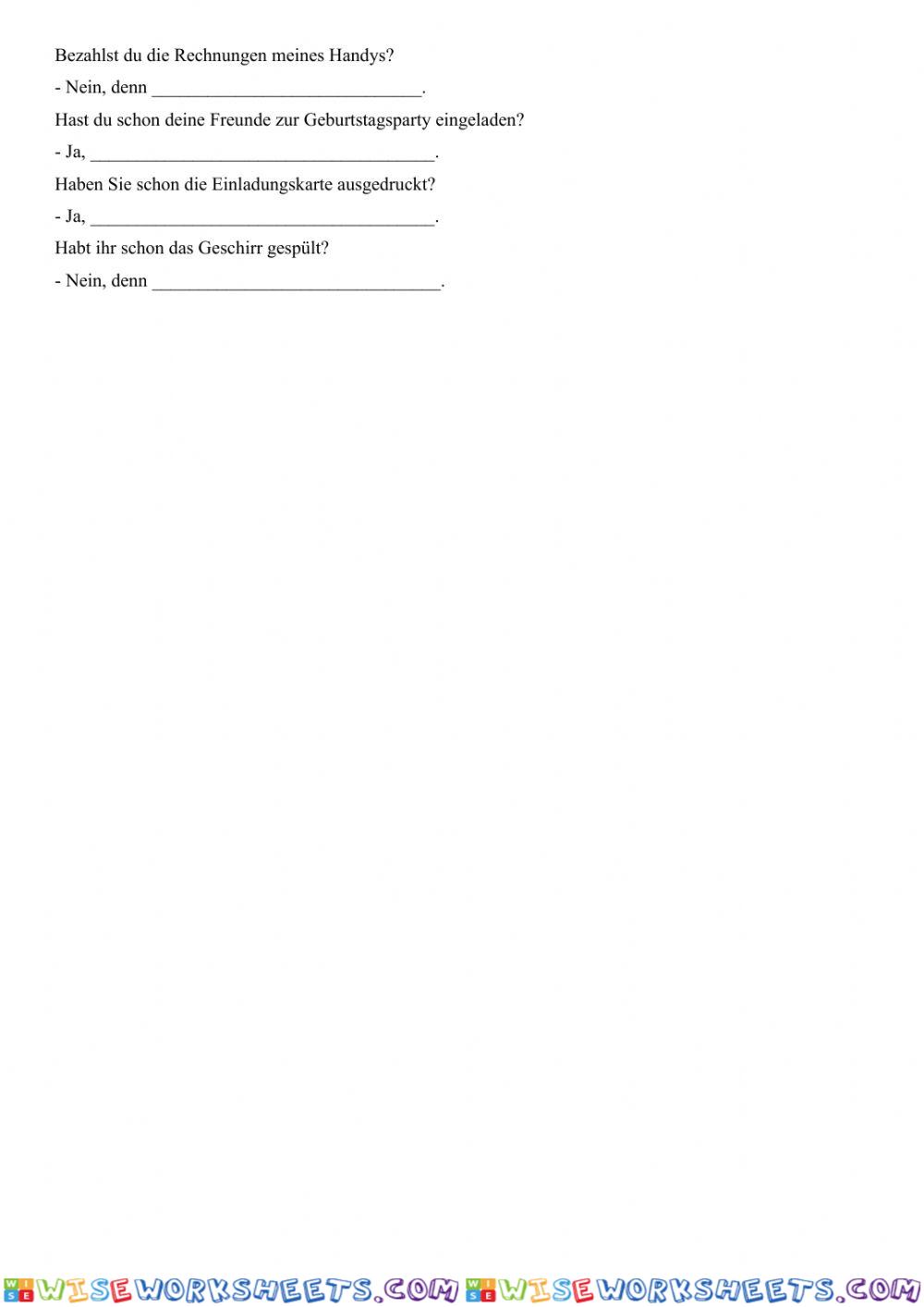 worksheet