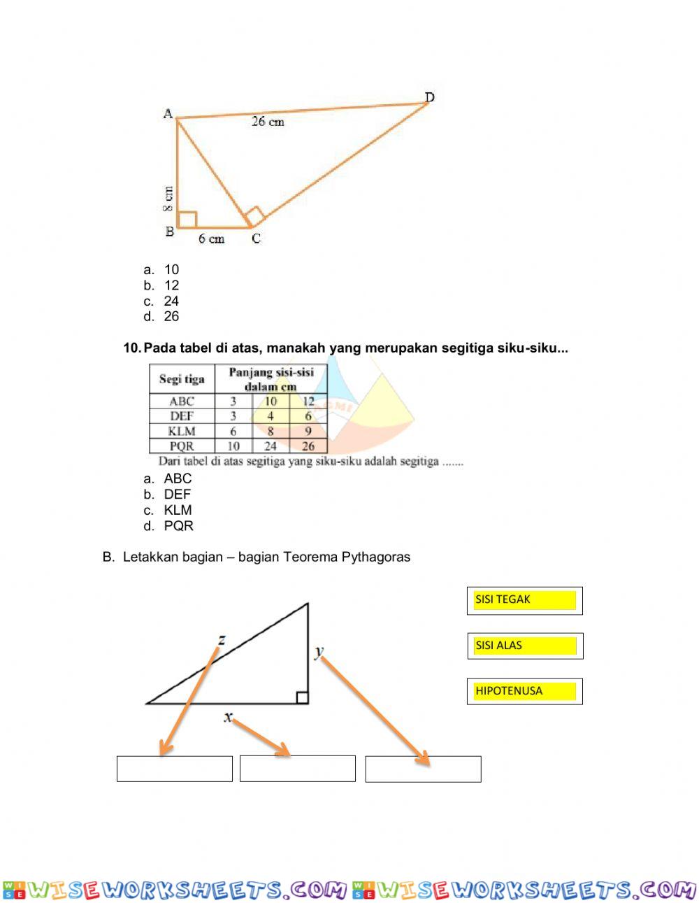 worksheet