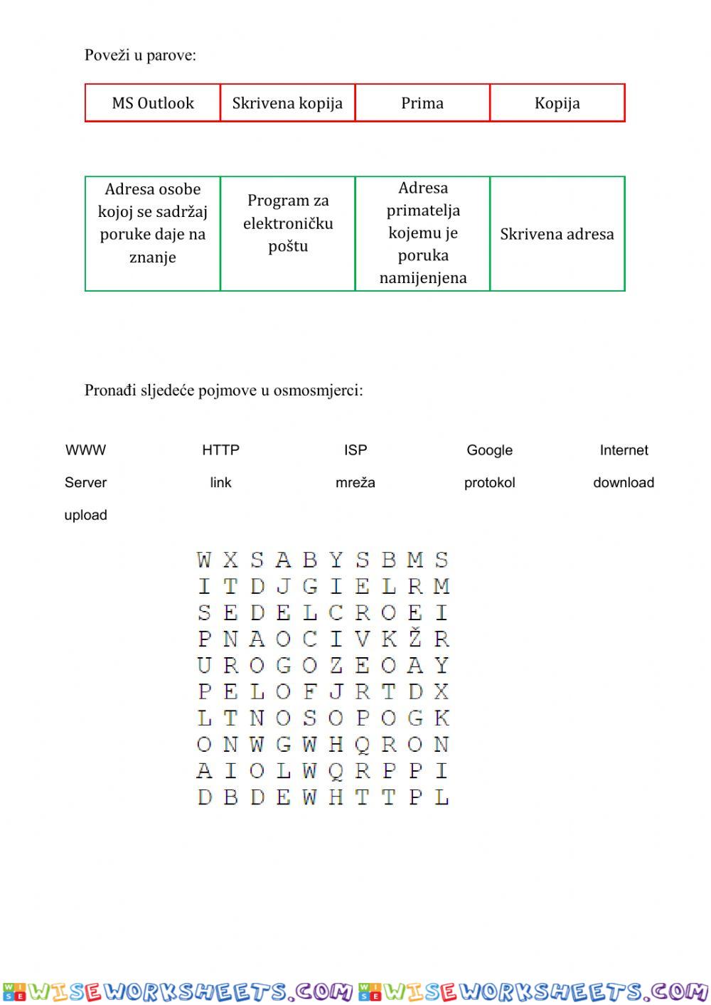 worksheet