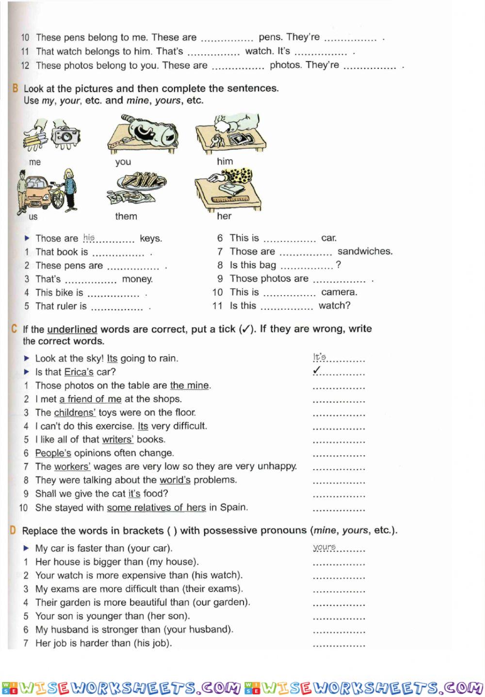 worksheet