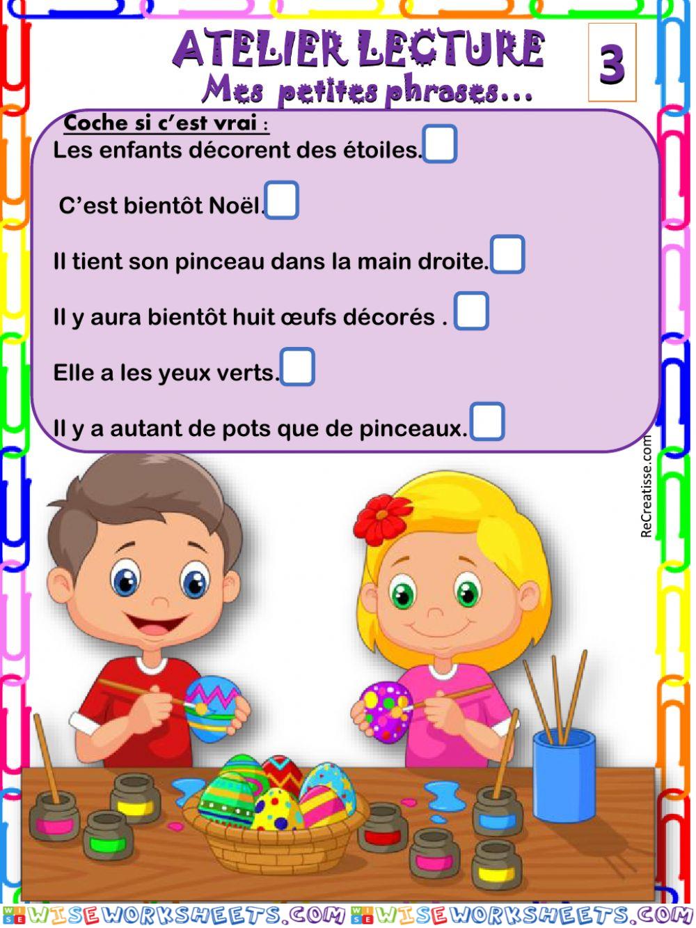 Mes petites phrases 3