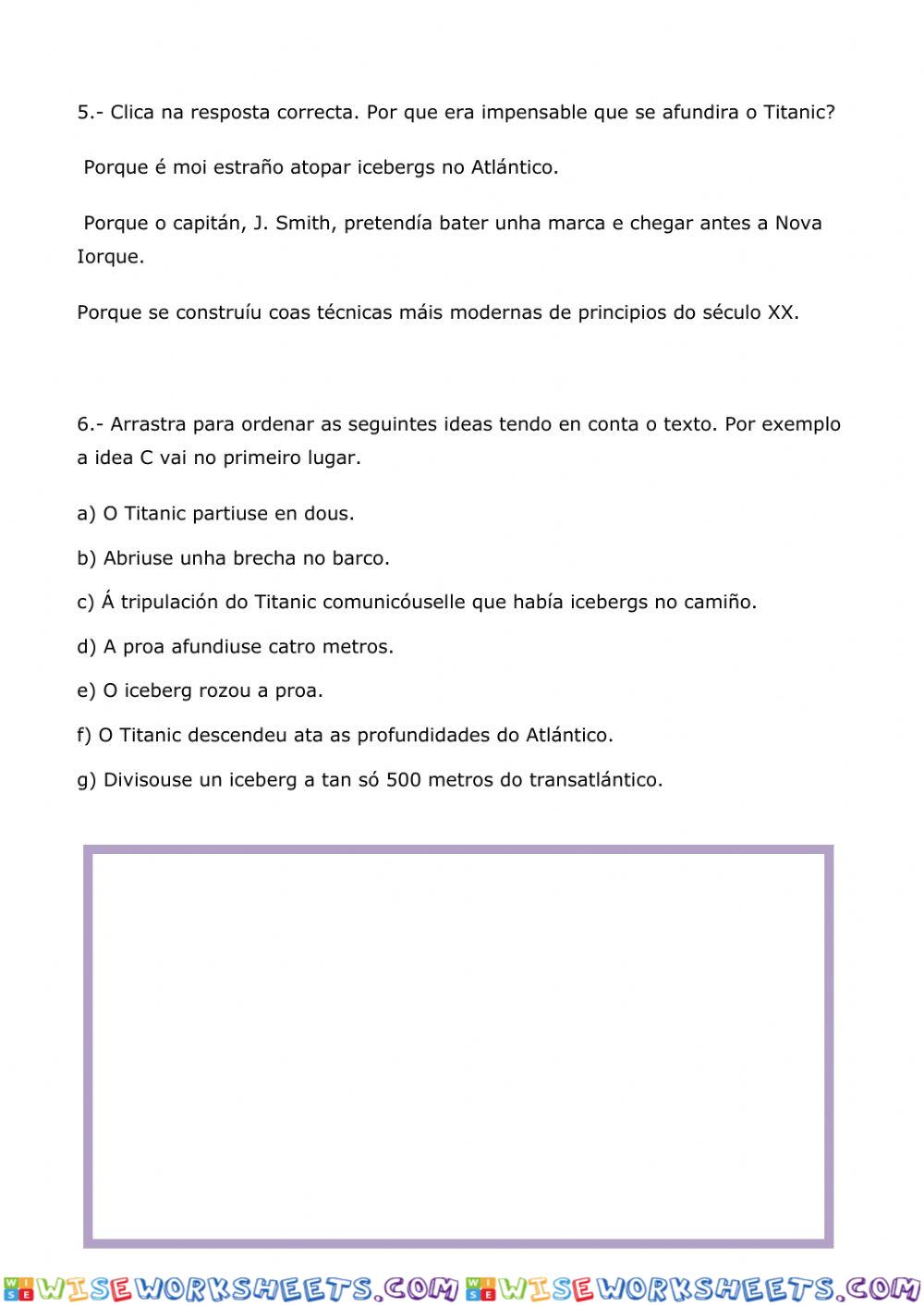 worksheet