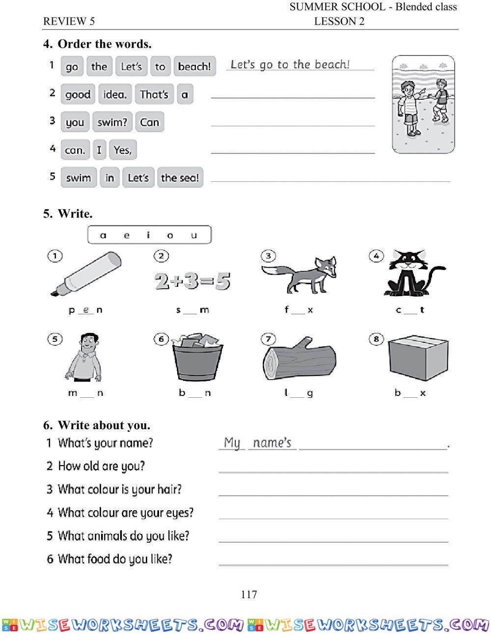 worksheet