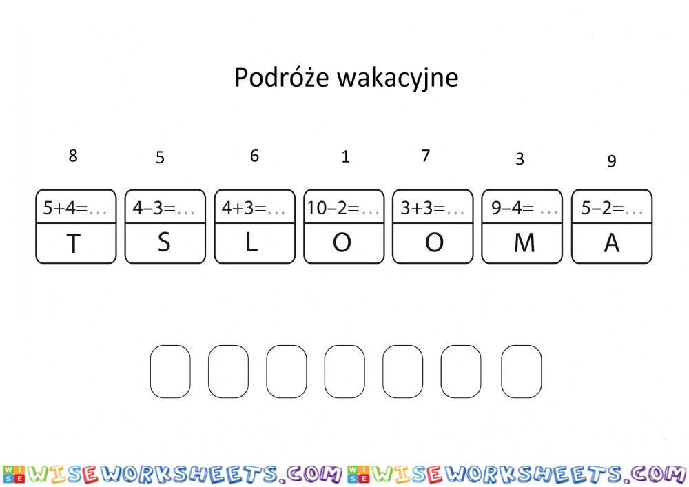 Wakacyjne podróże