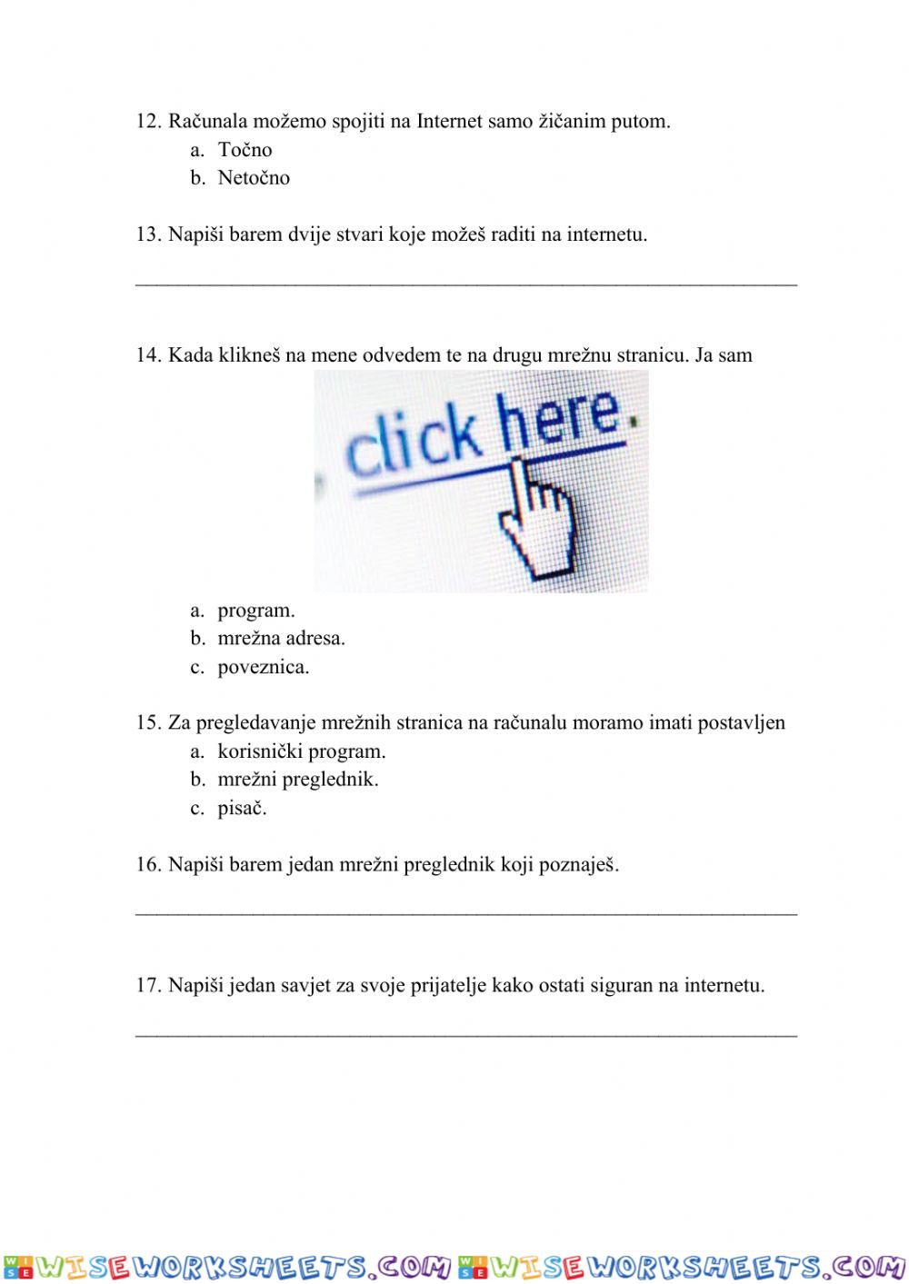 worksheet