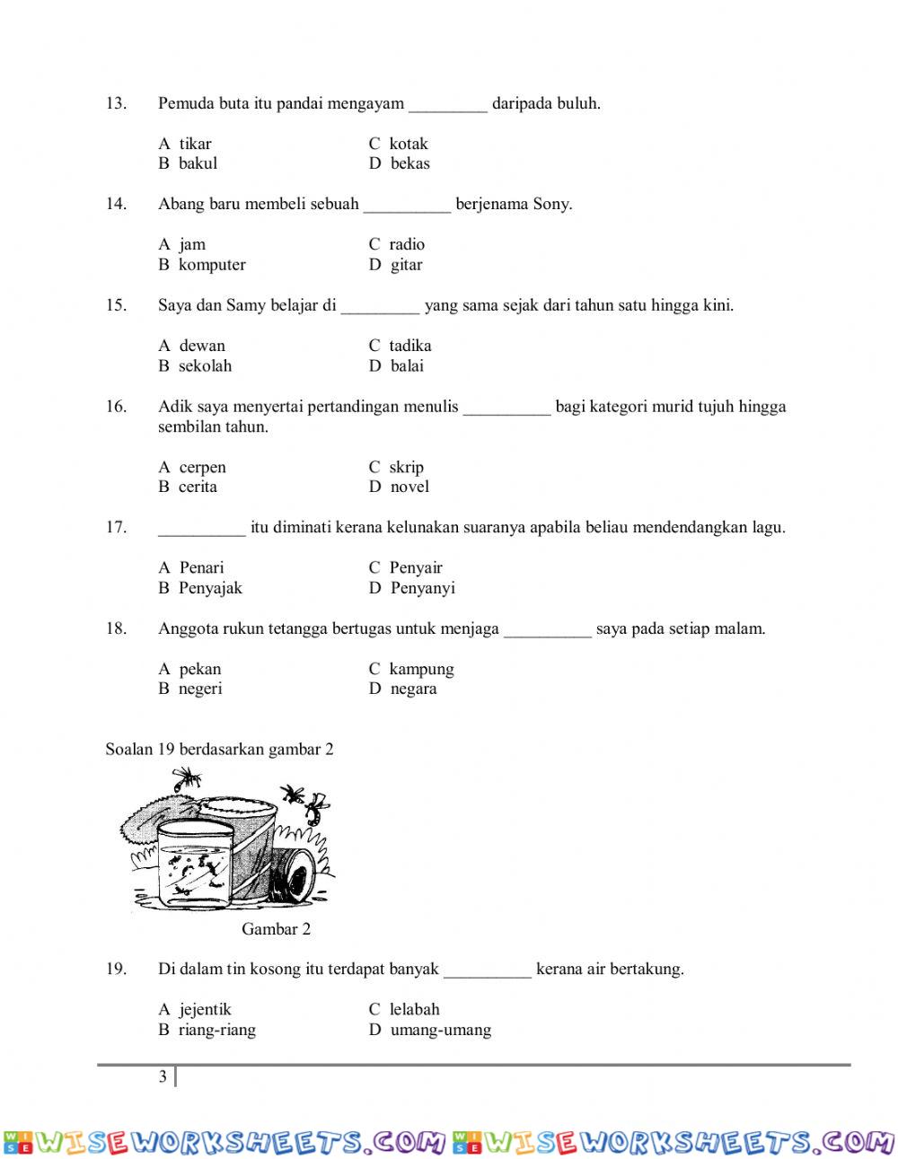 worksheet