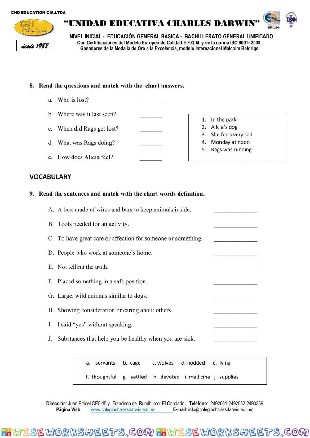 worksheet