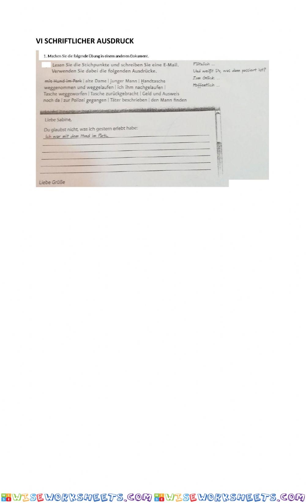 worksheet