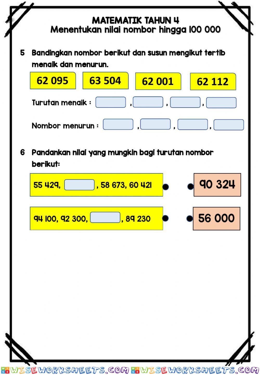 worksheet