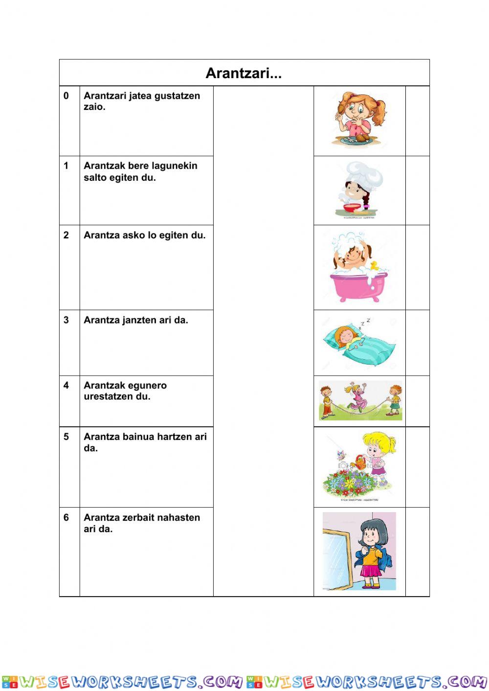 worksheet