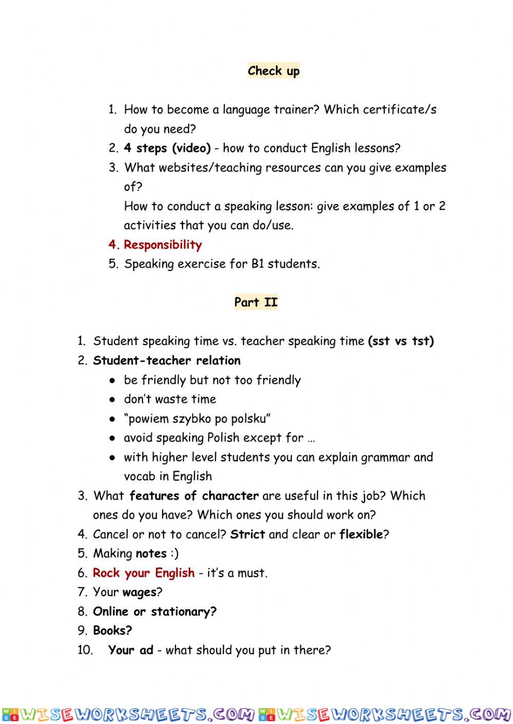 worksheet