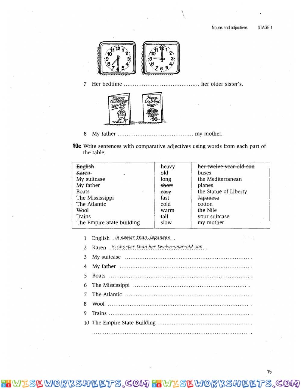 worksheet