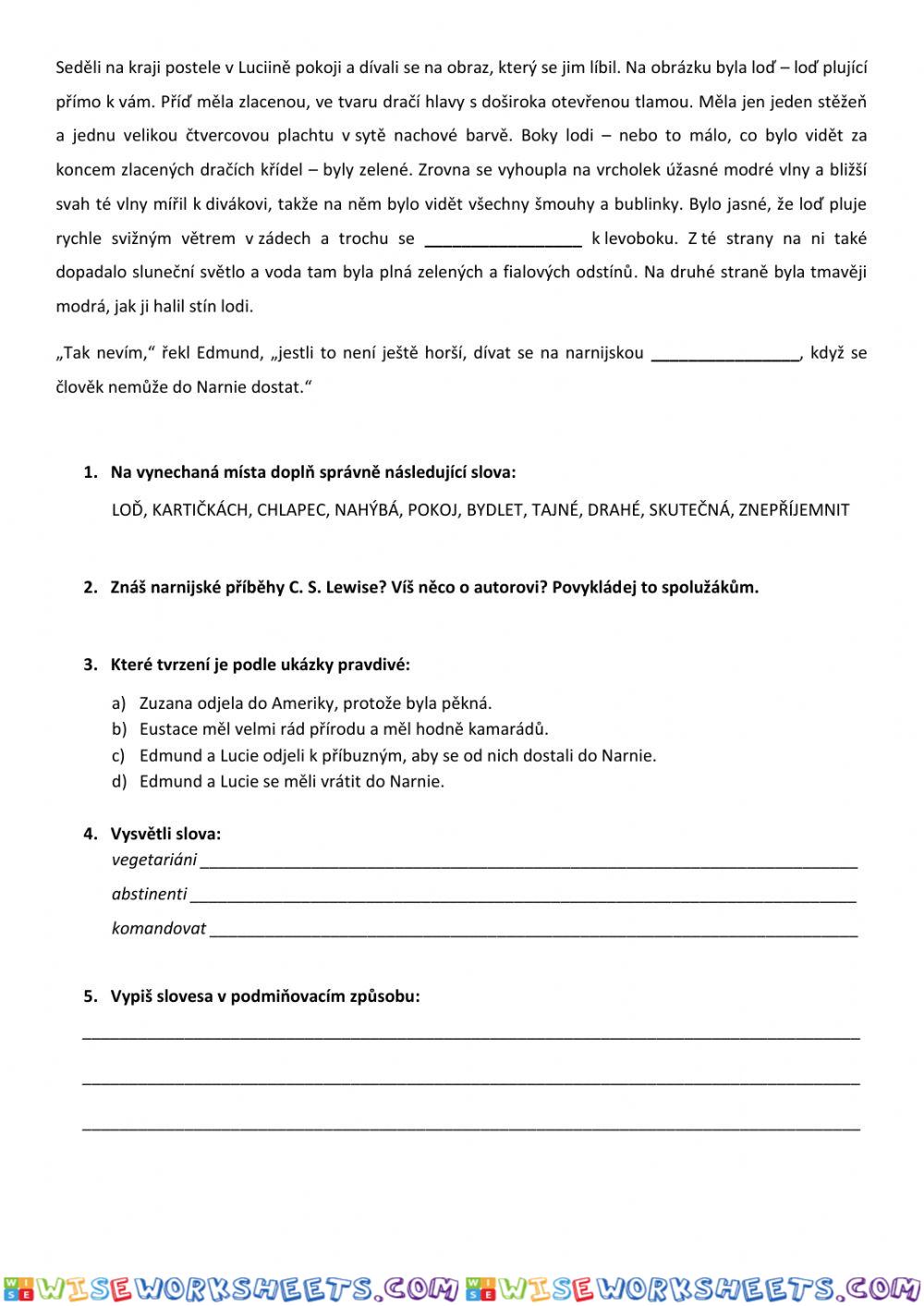 worksheet