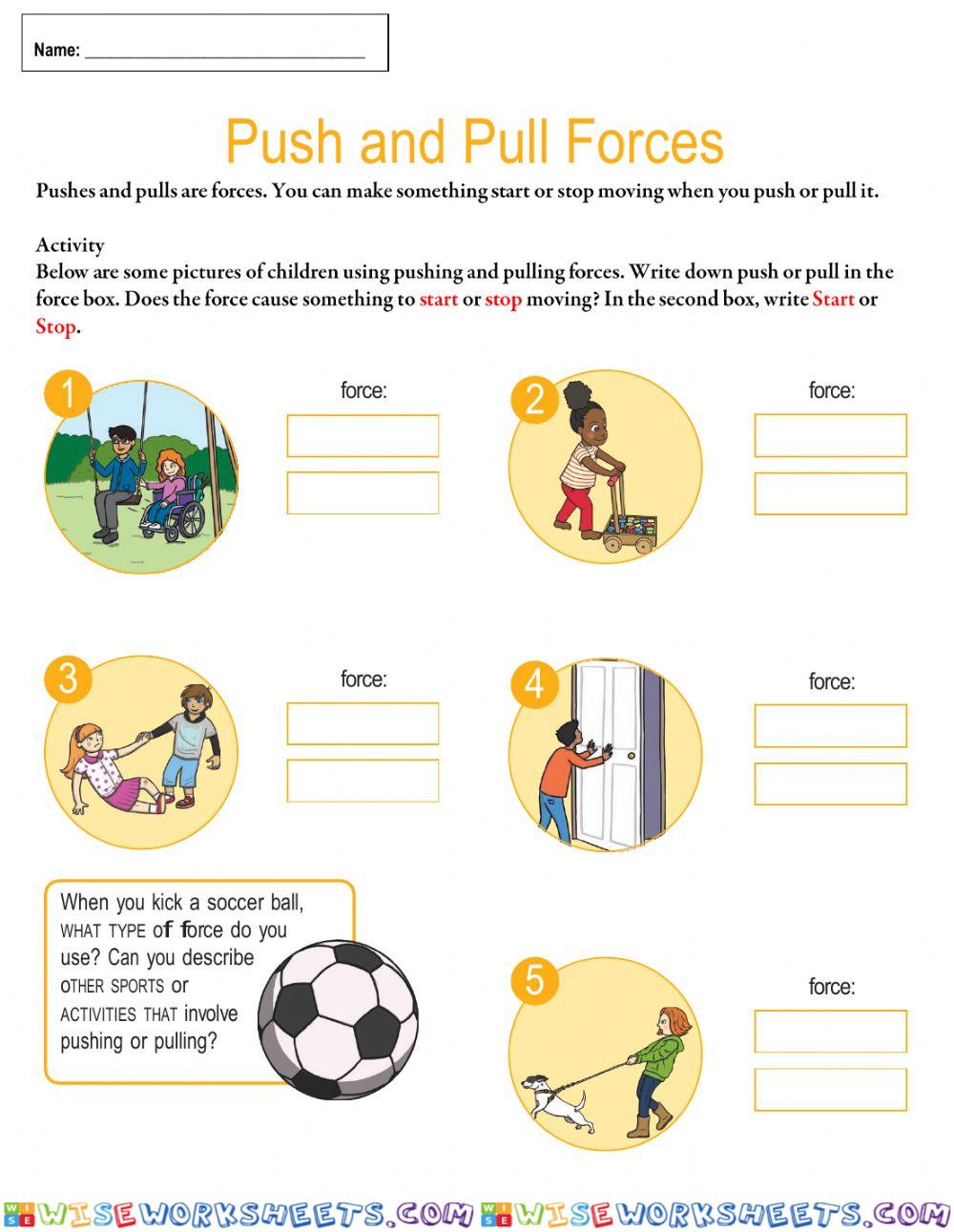 Push and Pull Activities