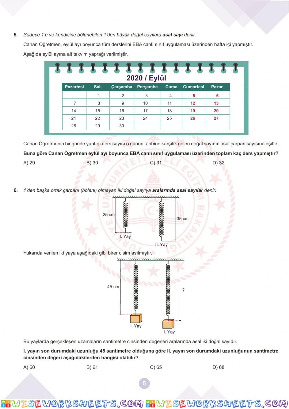 worksheet