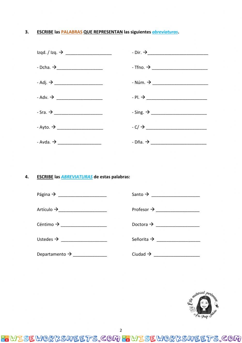 worksheet