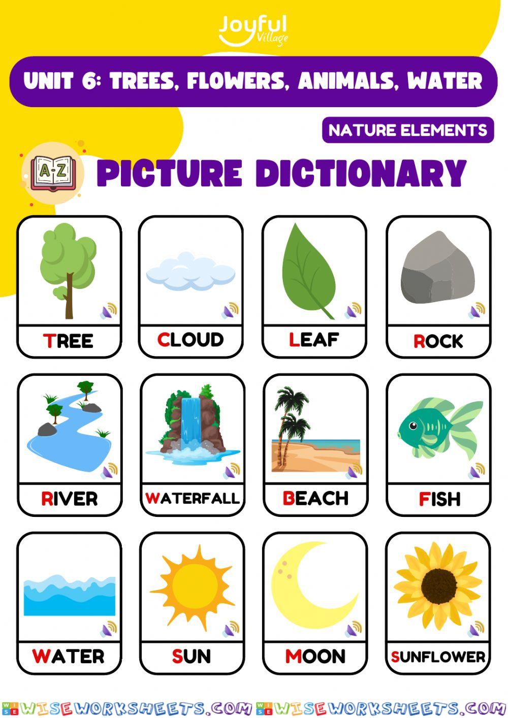 Nature Picture Dictionary