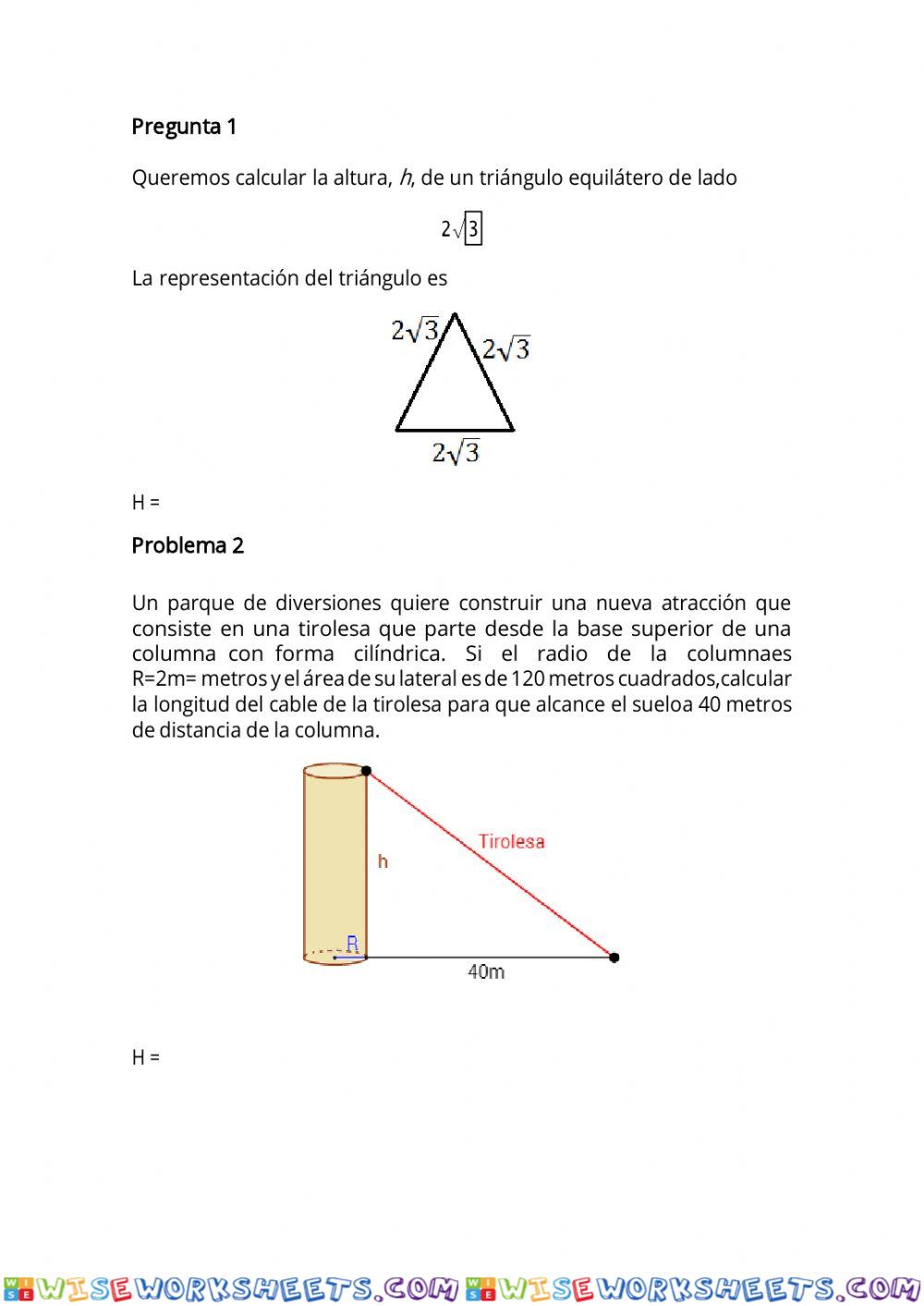 Teorema de pitagoras