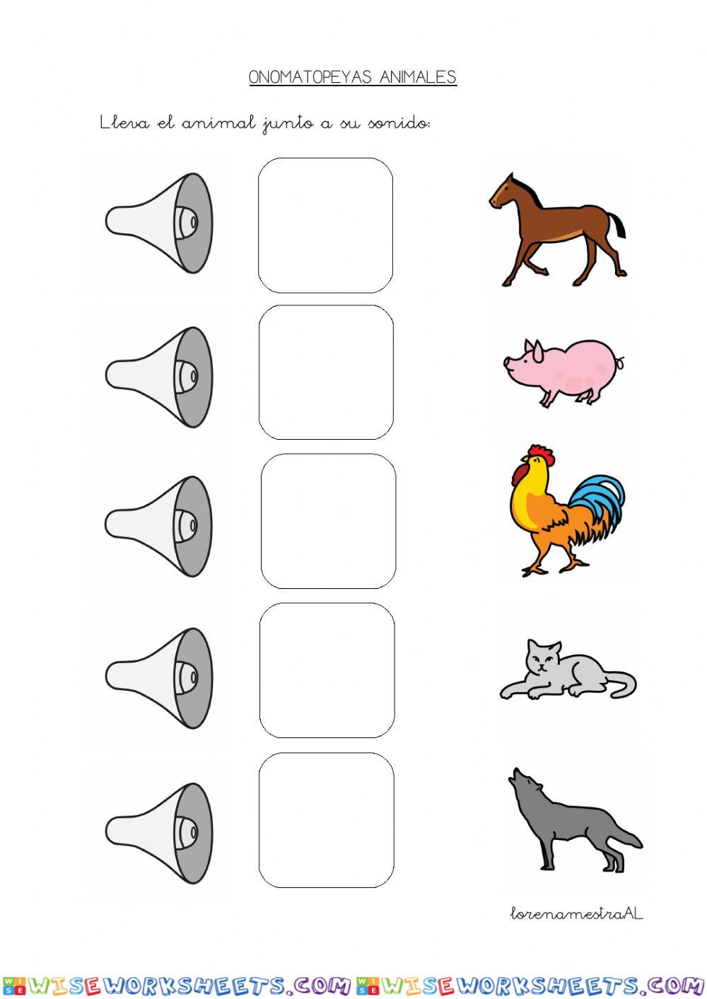 Onomatopeyas animales 1