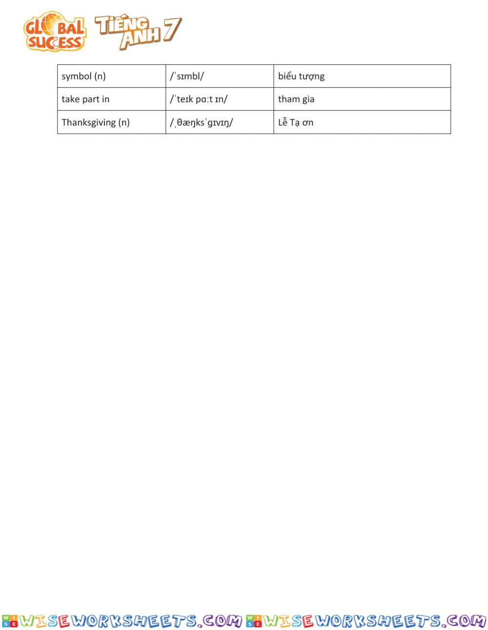 worksheet