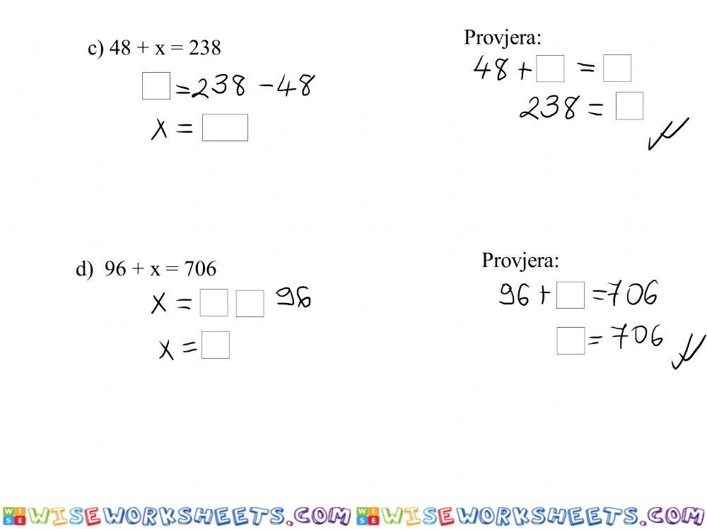 worksheet