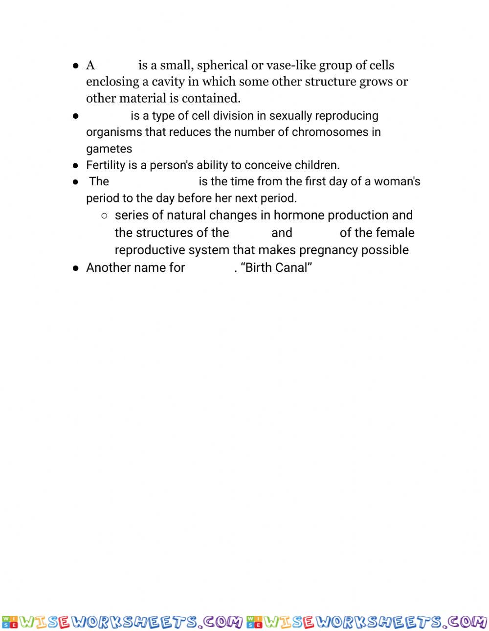 worksheet