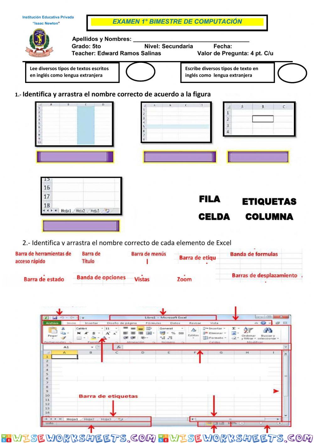 Examen i bimestre