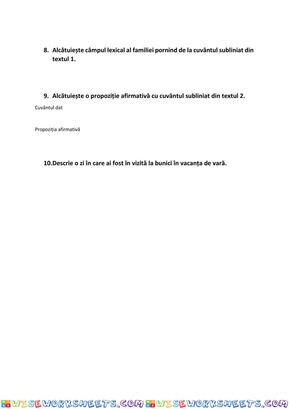 worksheet