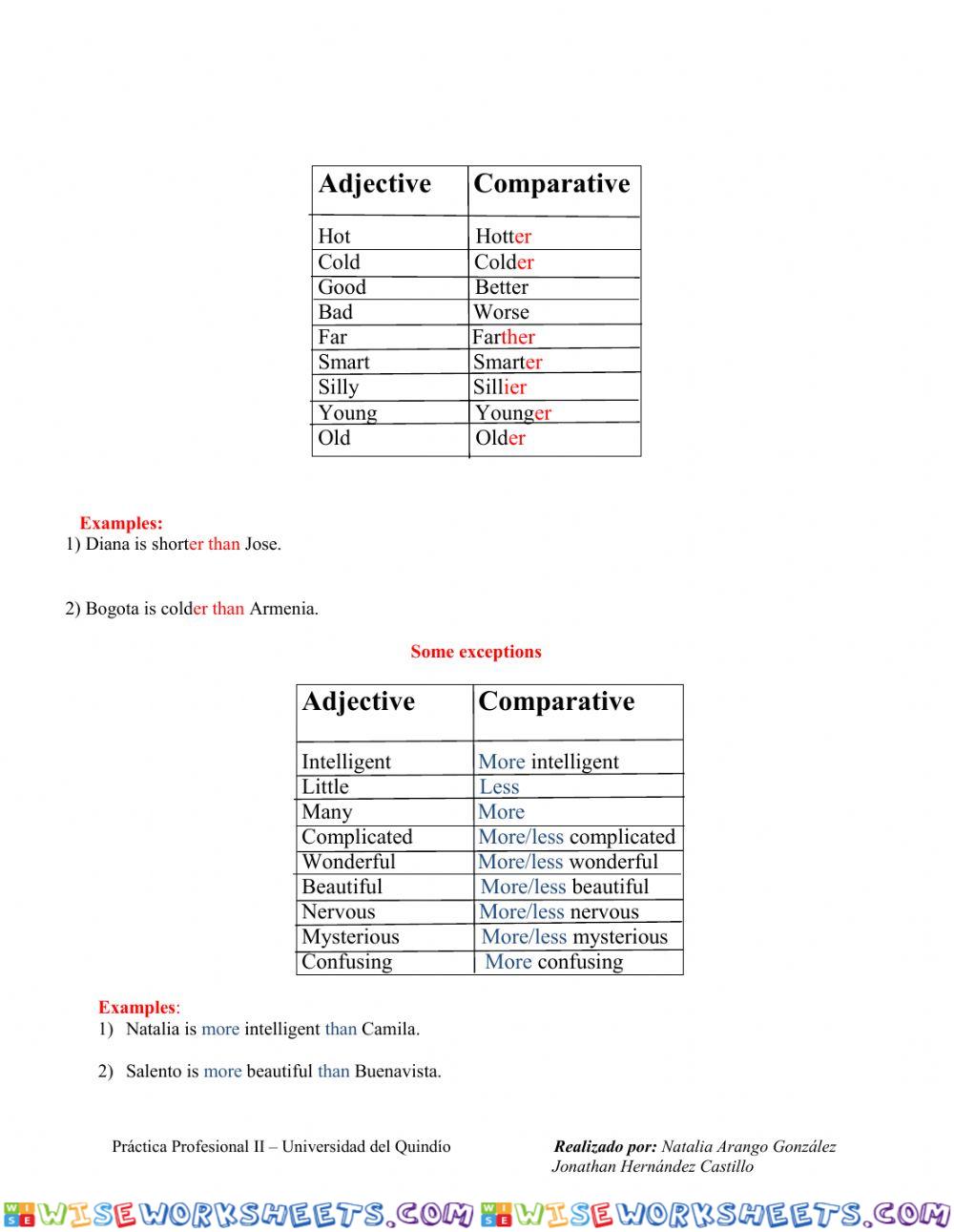 worksheet