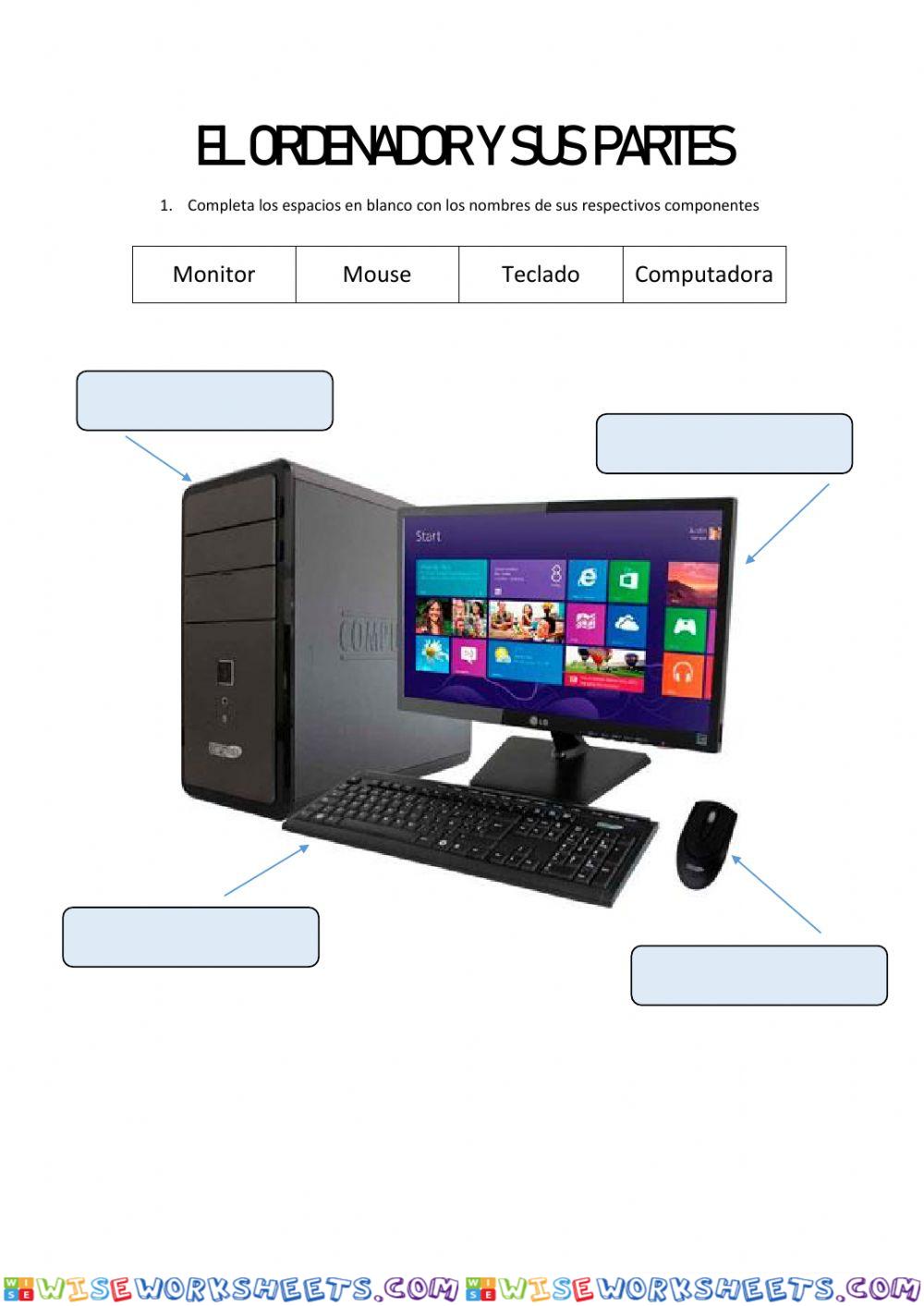 Partes internas y externas del PC