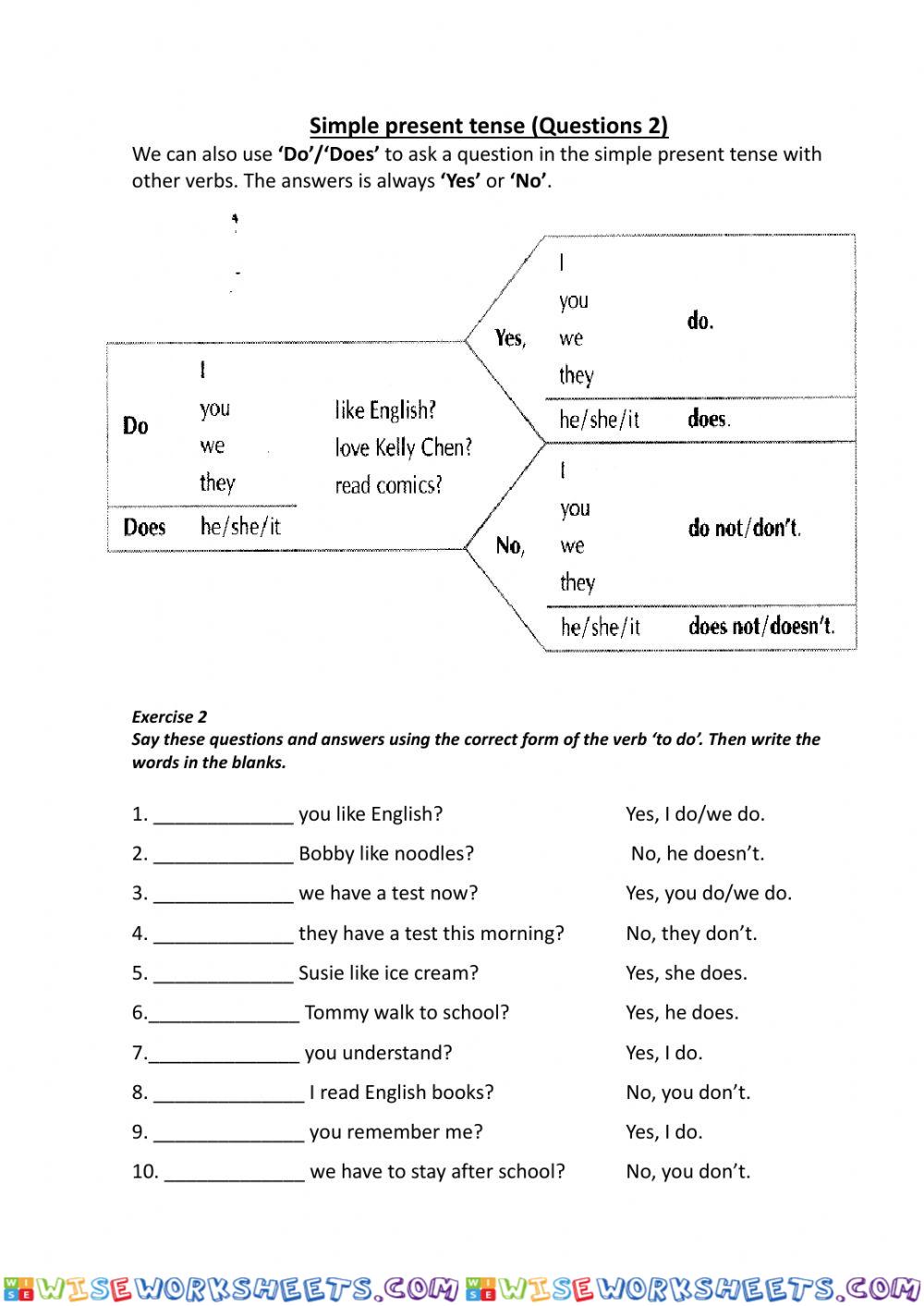 worksheet