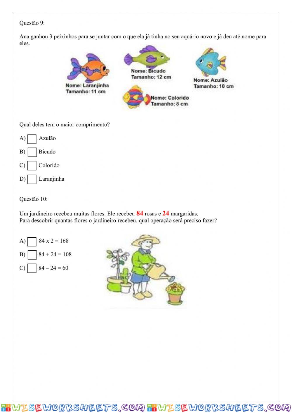 worksheet