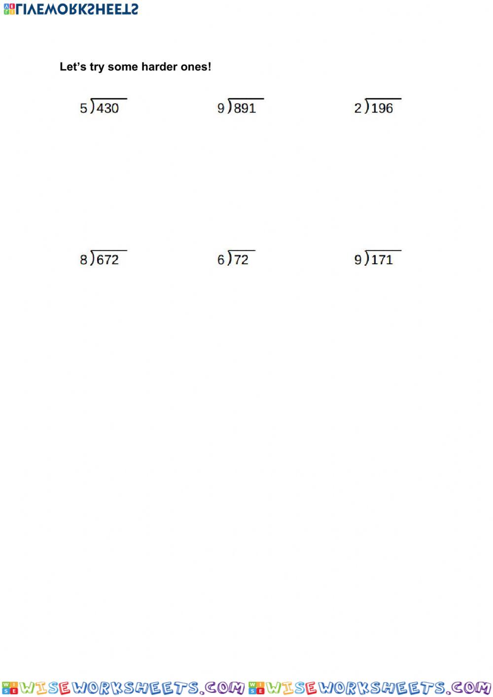 worksheet