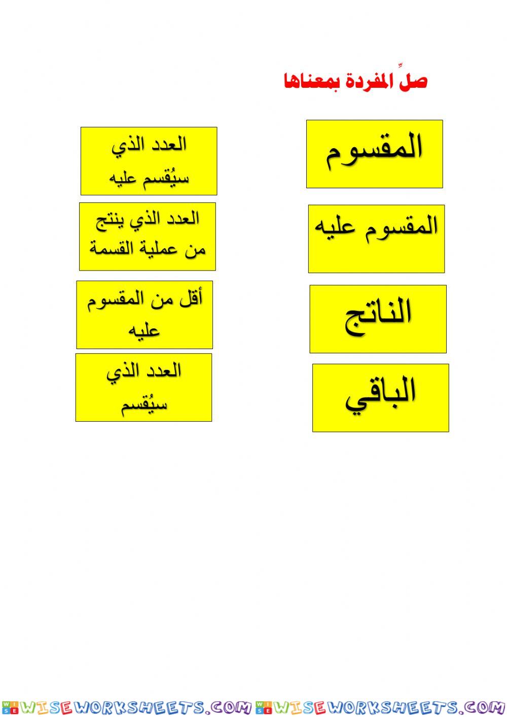 1مفردات القسمة