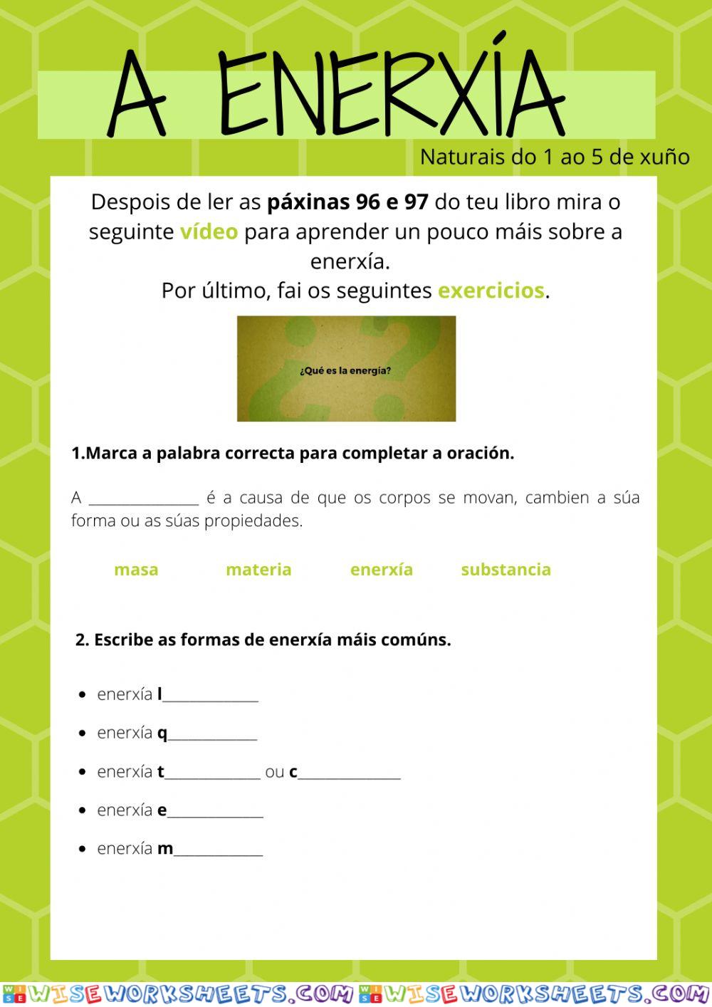 A enerxía